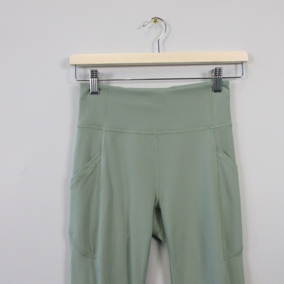 Lululemon Invigorate High-Rise Tight 25" Sz 4 Misty Glade Green Womens Pants 226 - Picture 2 of 11
